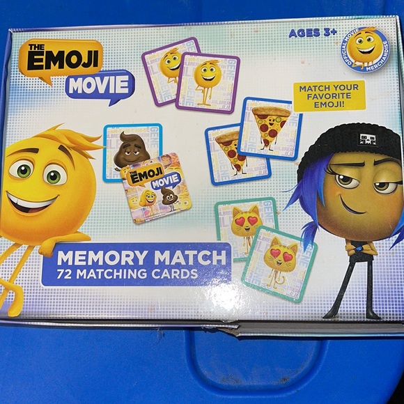 The emoji movie memory match card game nice fun - Picture 2 of 3